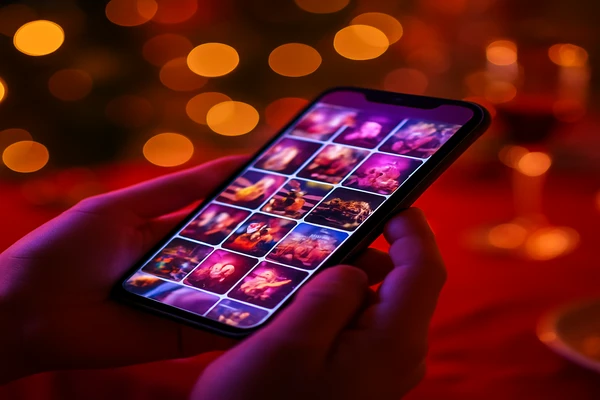 হাতে স্মার্টফোন নিয়ে একজন ব্যবহারকারী ডিজিটাল প্ল্যাটফর্মটি স্বাচ্ছন্দ্যে ব্যবহার করছেন