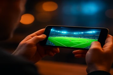 মোবাইল-উপযোগী ক্যাসিনো ইন্টারফেসের একটি উদাহরণ